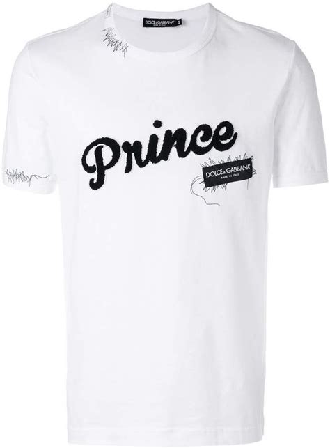 dolce gabbana prince t shirt|dolce & gabbana shirt men's.